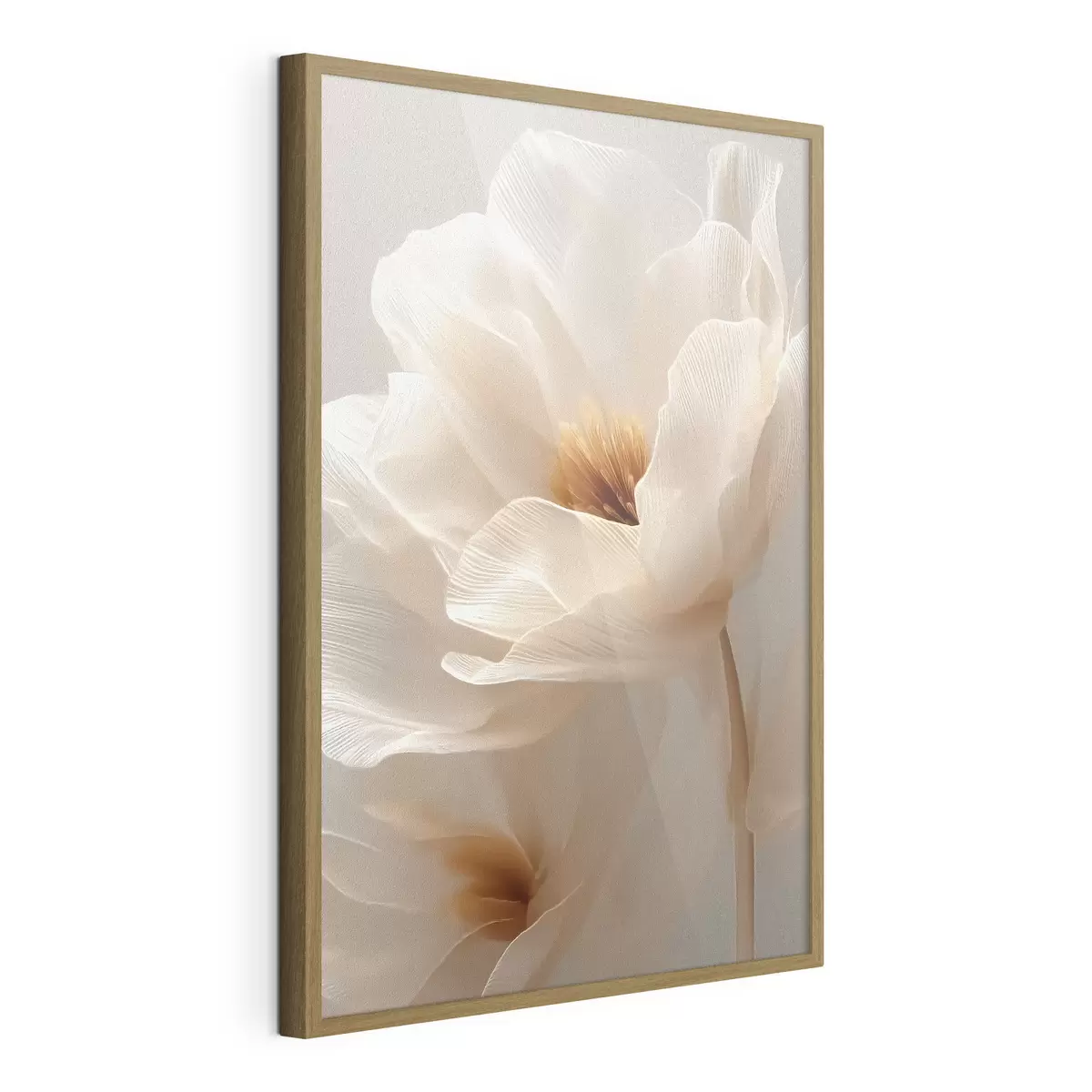Poster macro bloemcompositie in warme  tinten f48121