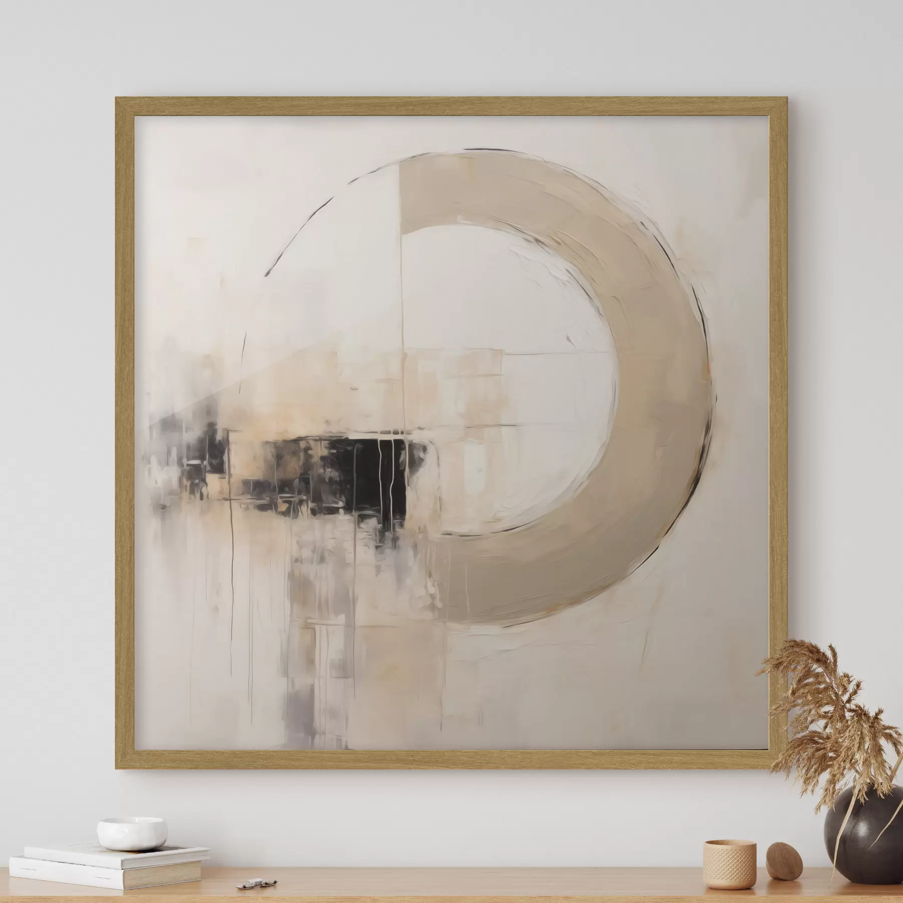 Fotobehang De onvoltooide cirkel f48098
