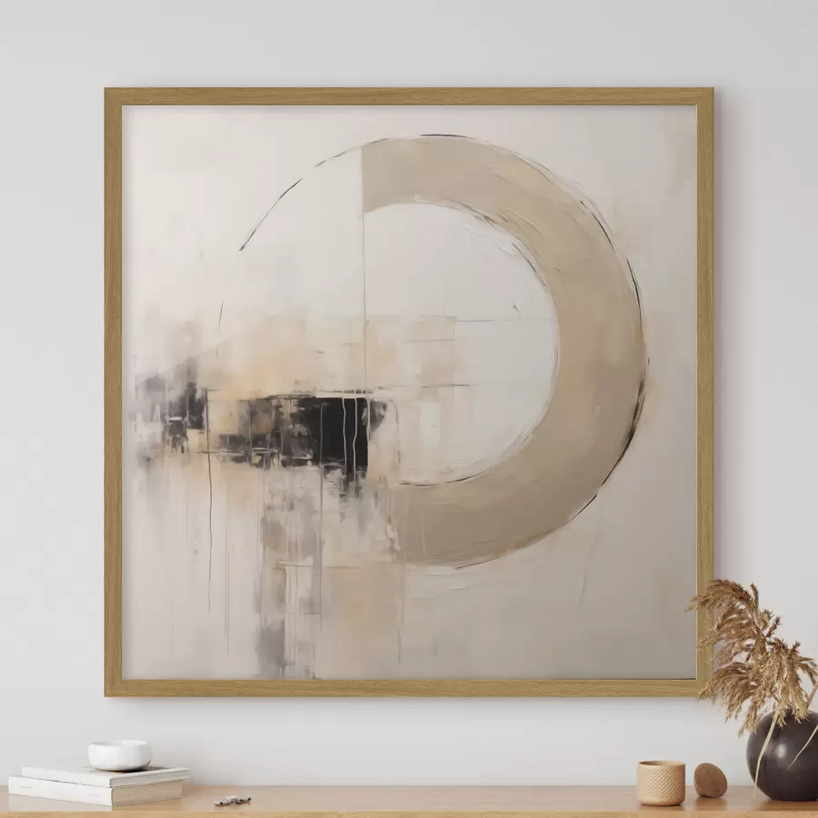 Fotobehang De onvoltooide cirkel f48098