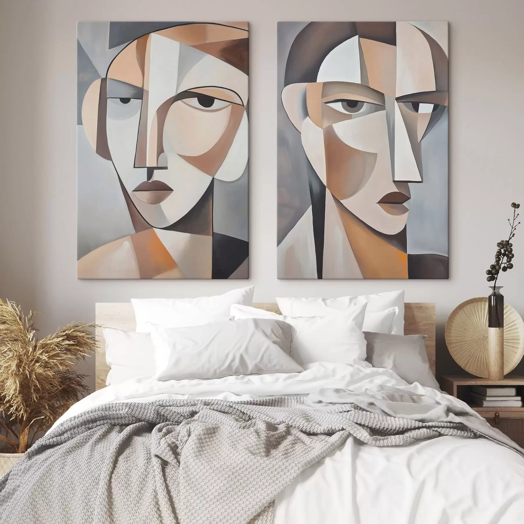  Schilderijen Moderne kubistische portretten  m30065