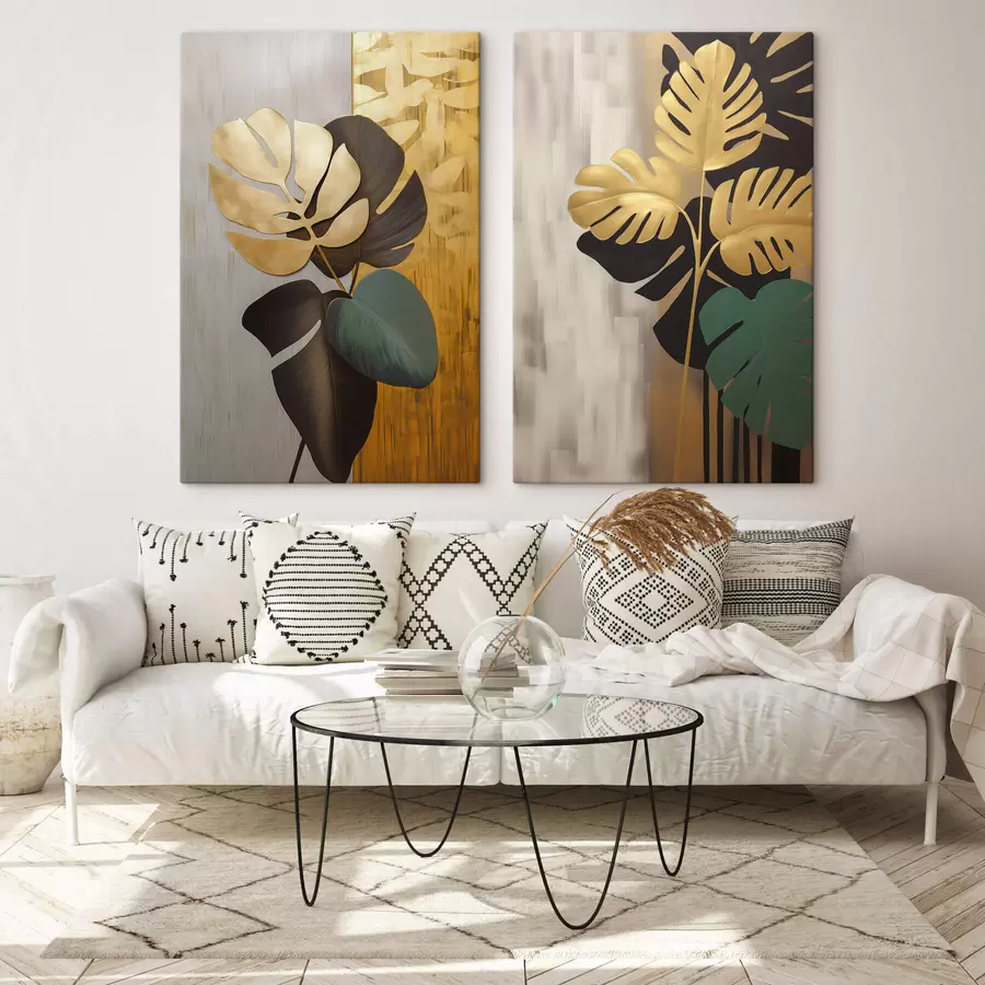  Schilderijen Tropische bladeren m30067