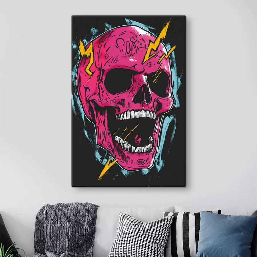  Schilderijen Abstracte schedel s47780