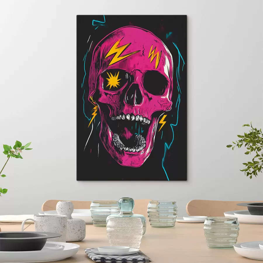  Schilderijen Abstracte schedel s47781