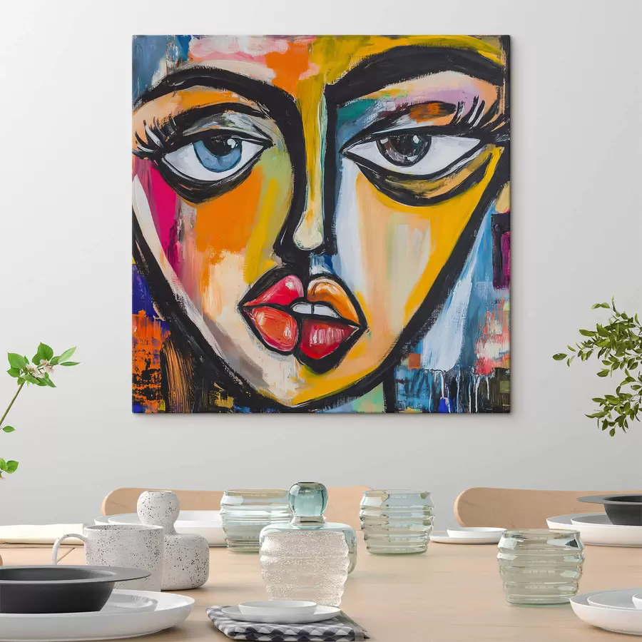  Schilderijen Abstract portret s47784