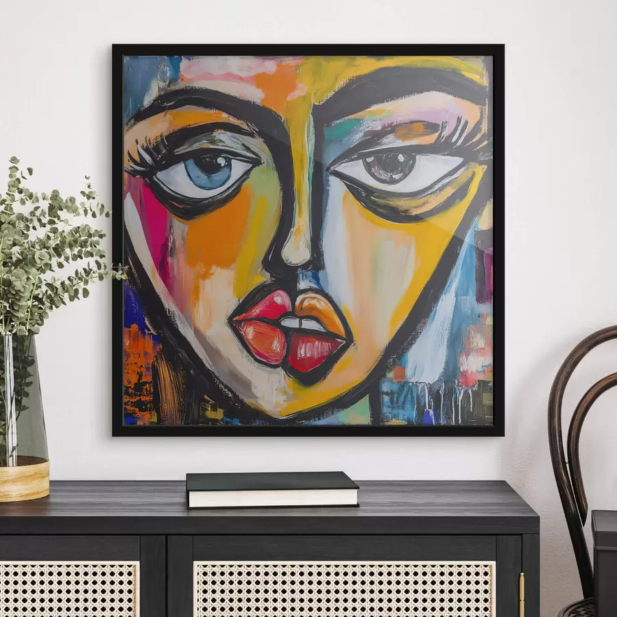 Fotobehang Abstract portret f47784