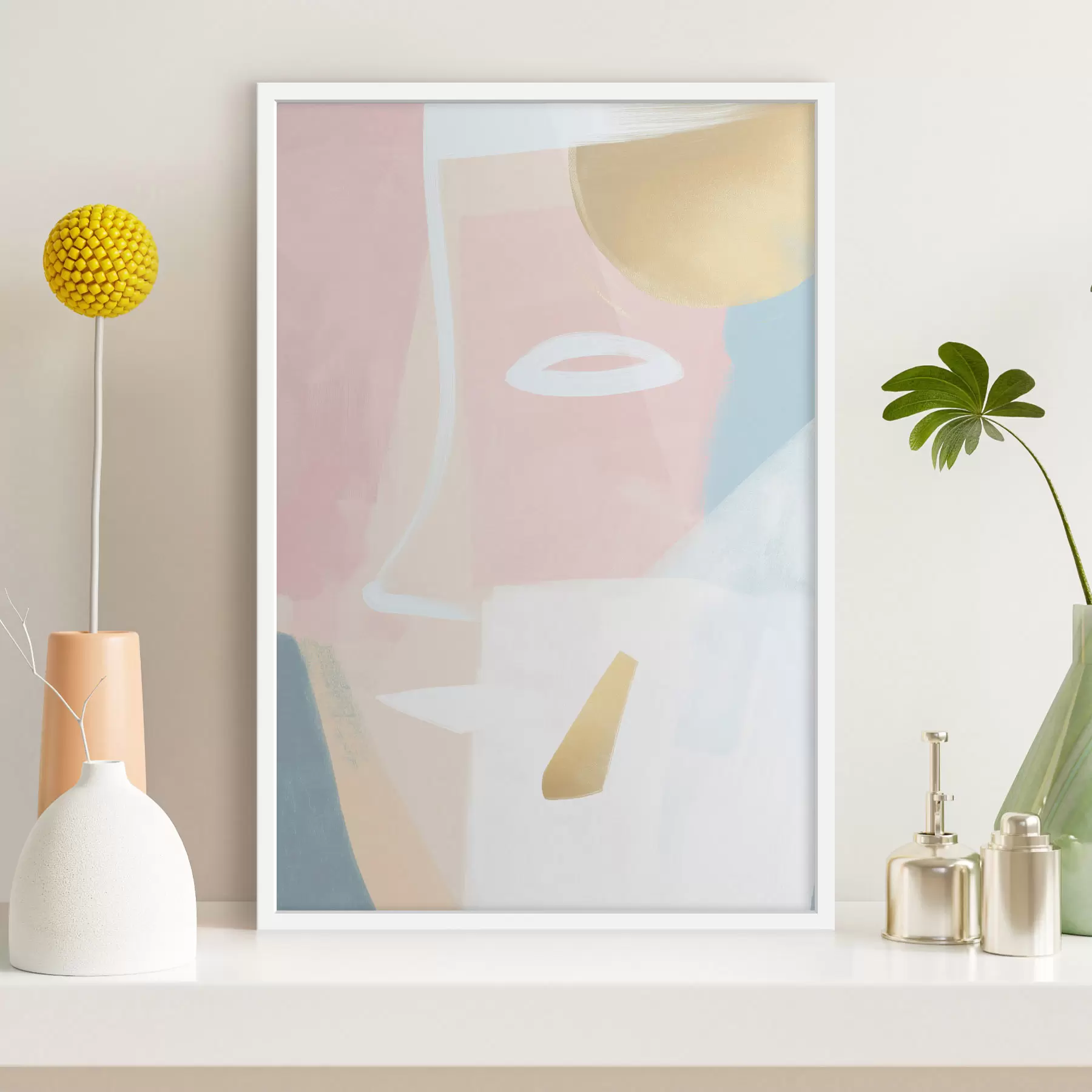 Fotobehang Abstract gezicht f47785