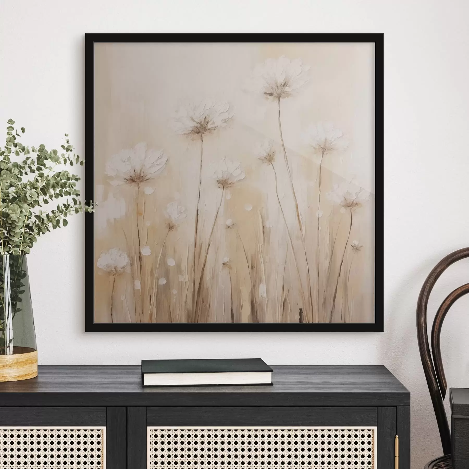 Fotobehang Gedroogde bloemen f48154