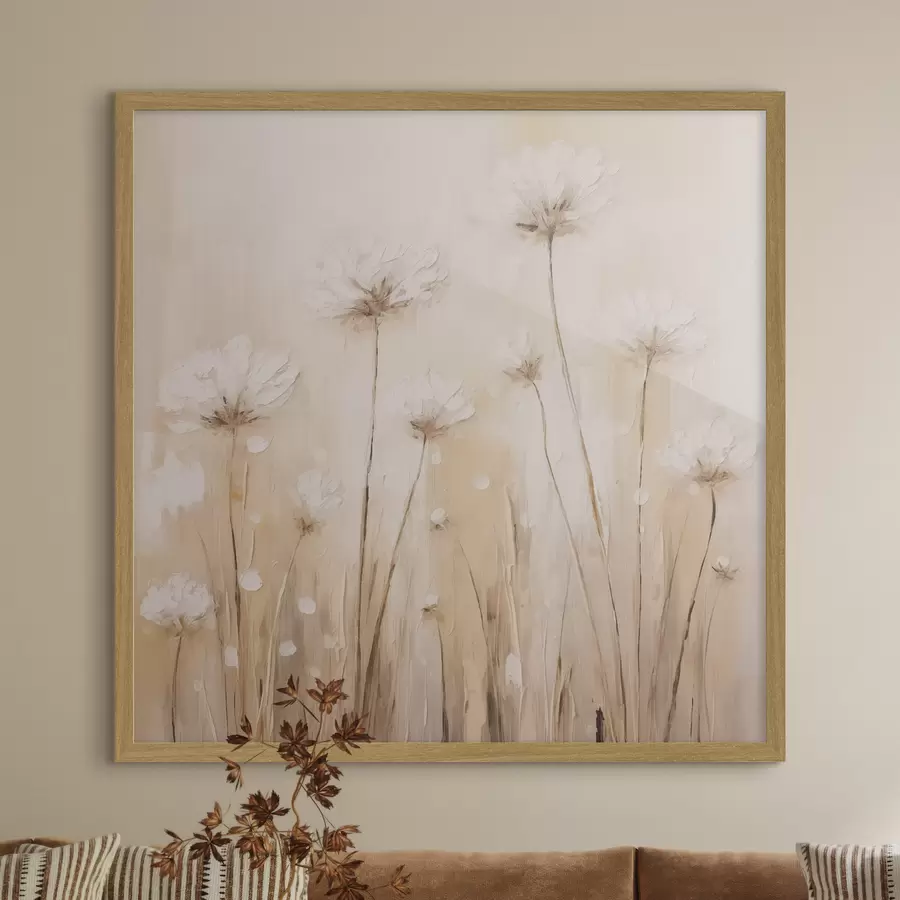 Fotobehang Gedroogde bloemen f48154