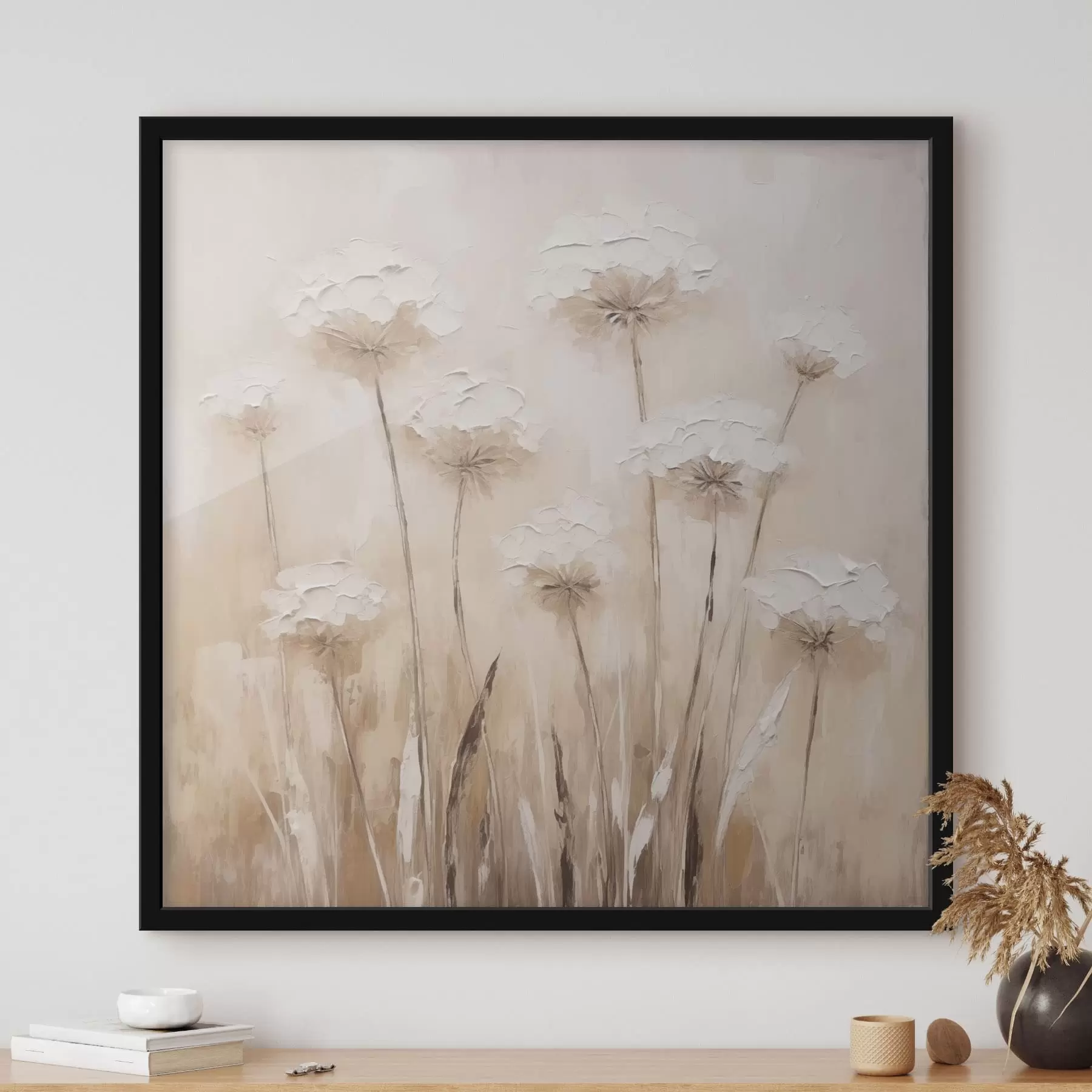Fotobehang Gedroogde bloemen f48155