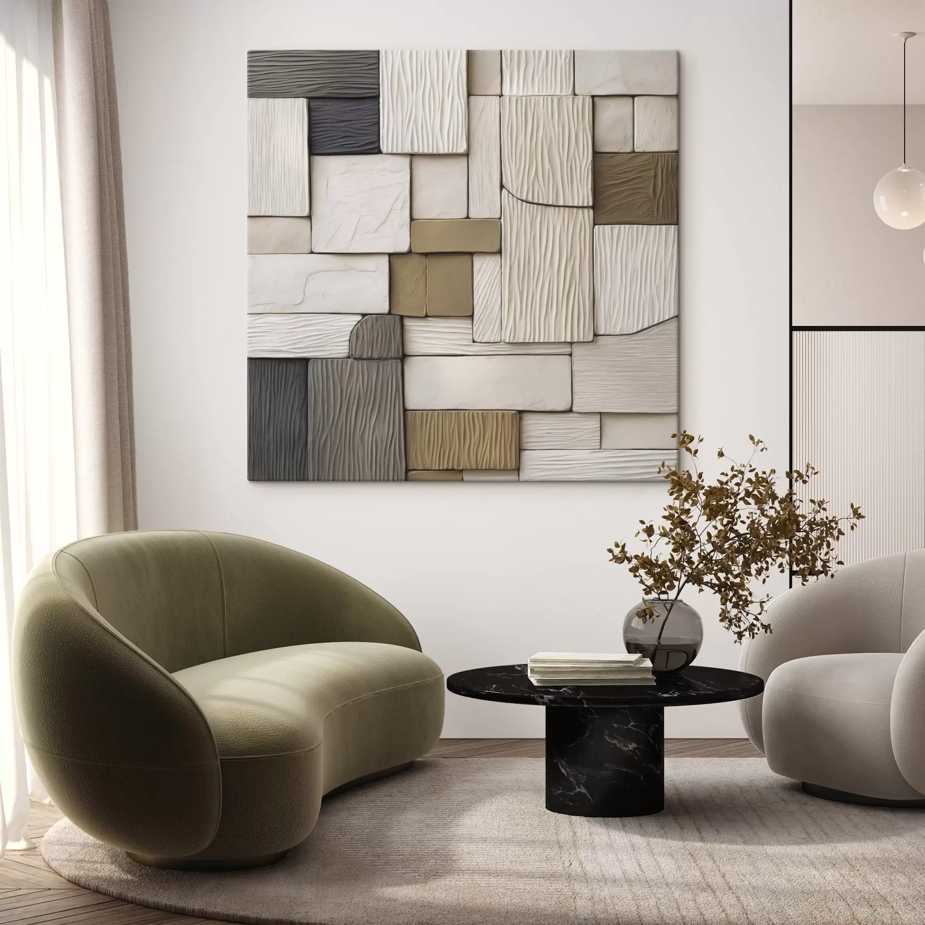  Schilderijen Abstracte samenstelling s48165