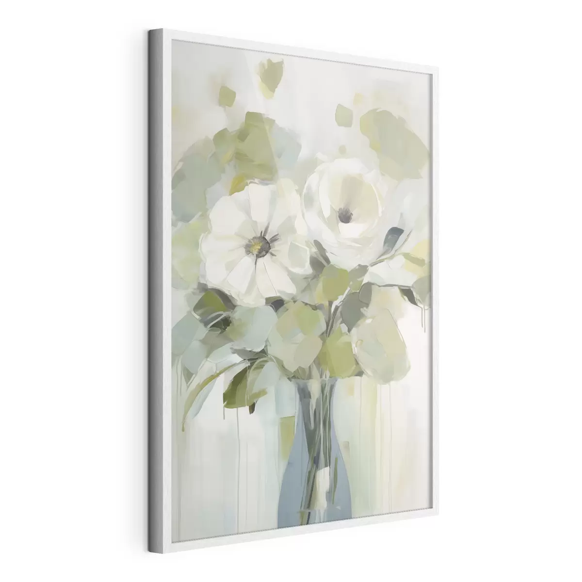 Poster Bloemen in een vaas imitatie schilderij f48167