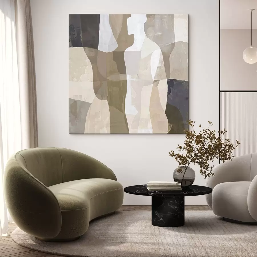  Schilderijen Abstract silhouet s48016