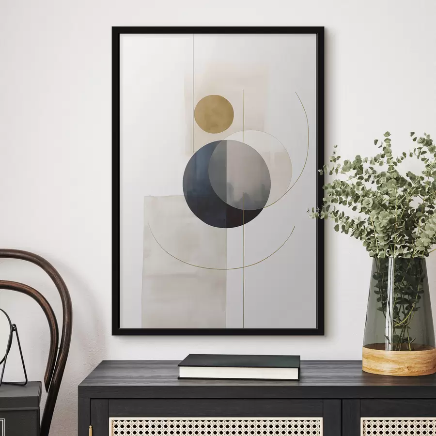 Fotobehang Abstract met cirkels f48018