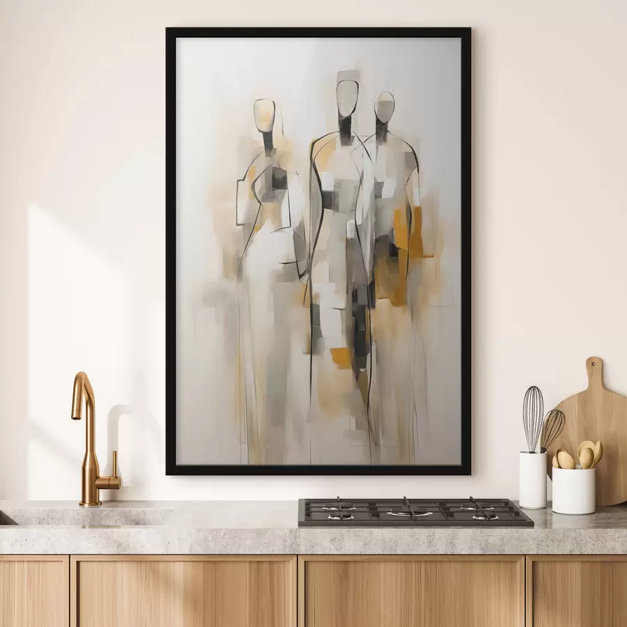 Fotobehang Abstracte silhouetten f48173