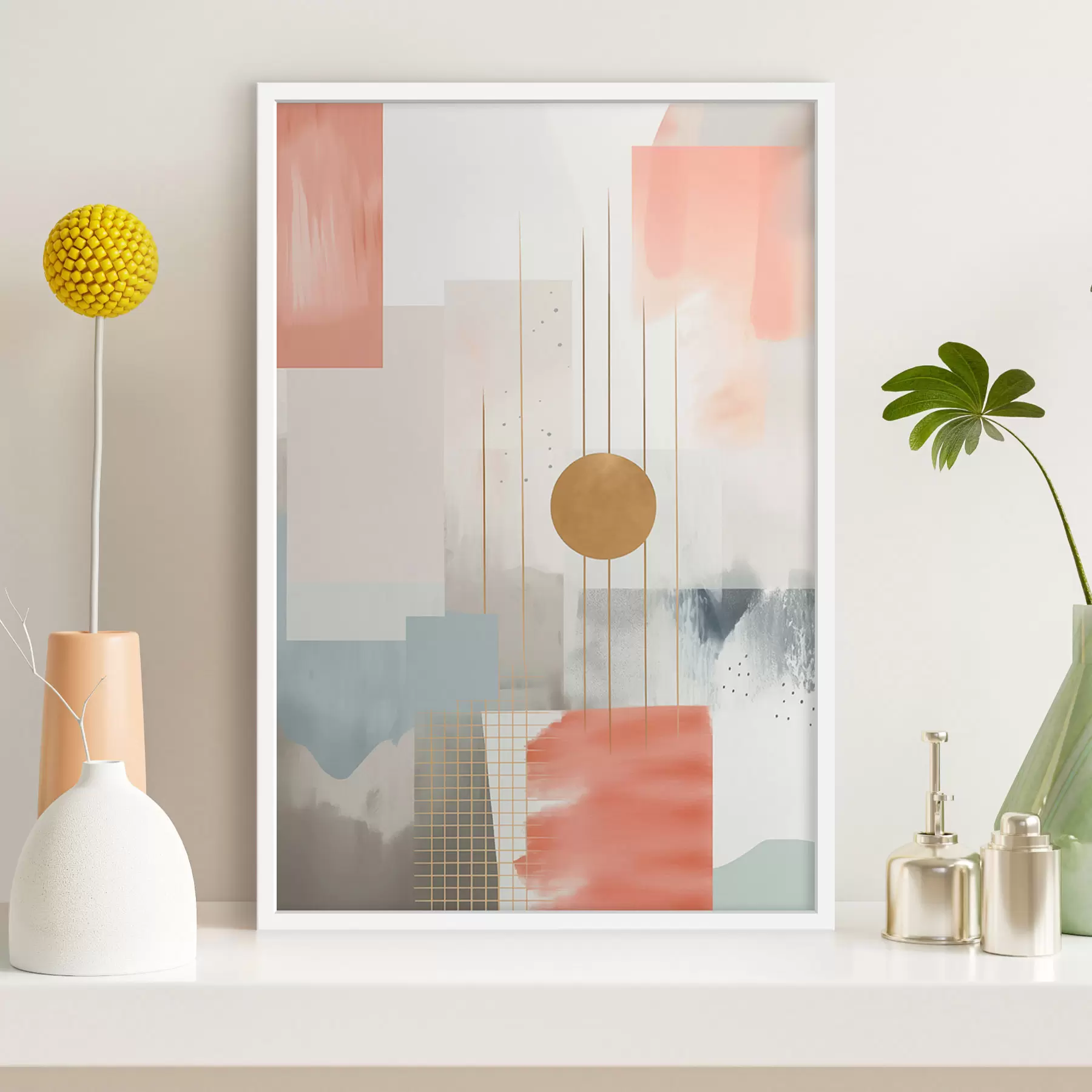 Fotobehang Hedendaagse abstractie f48175