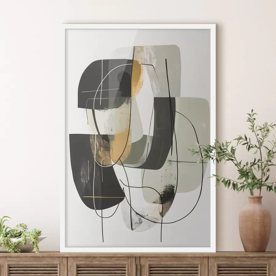 Fotobehang Hedendaagse abstractie f48220