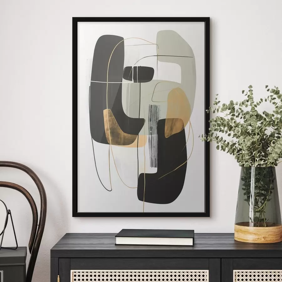 Fotobehang Hedendaagse abstractie f48221