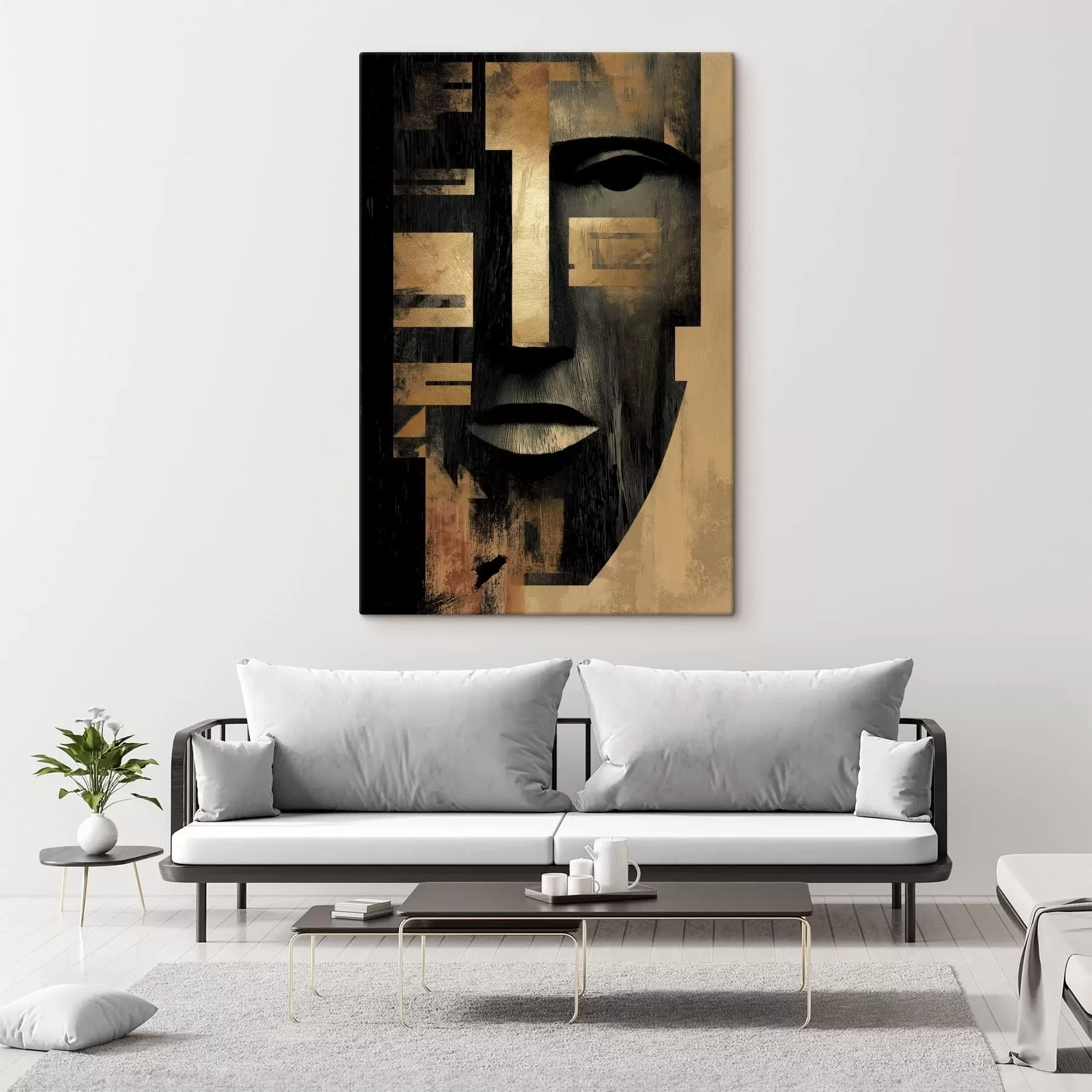  Schilderijen Abstract gezicht s48249