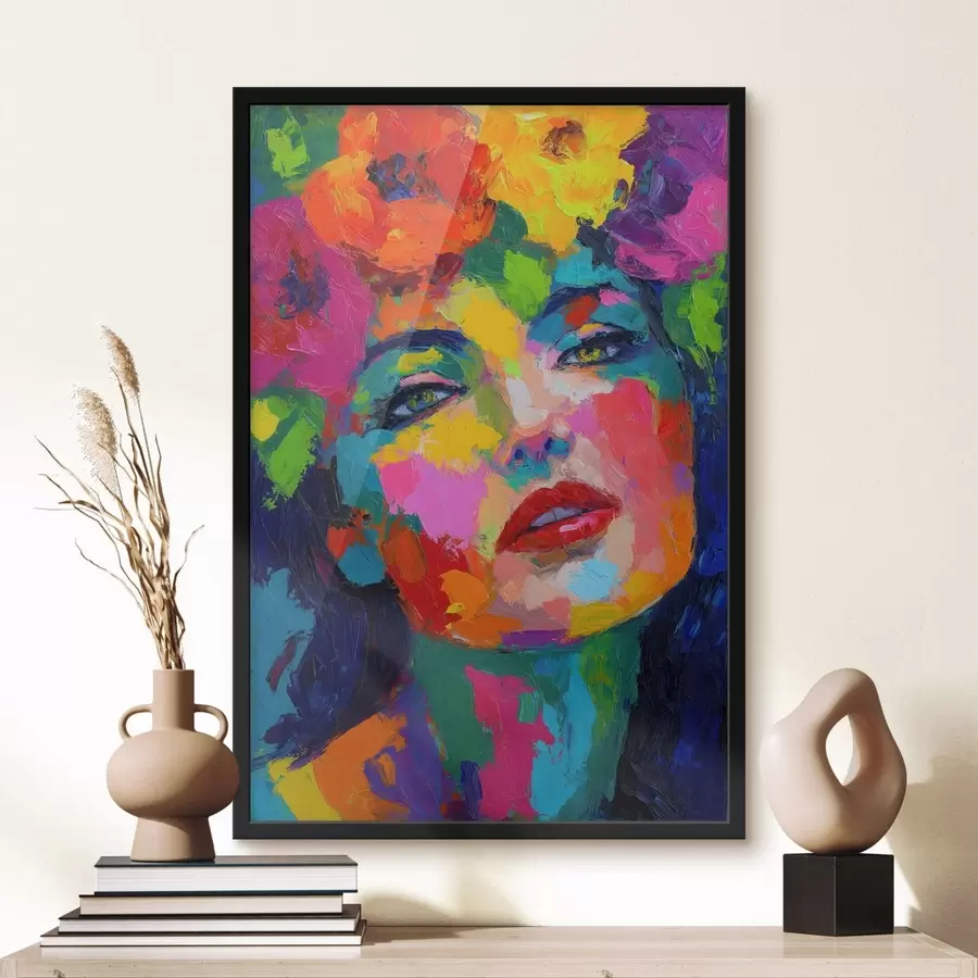 Fotobehang Portret van een meisje f48229