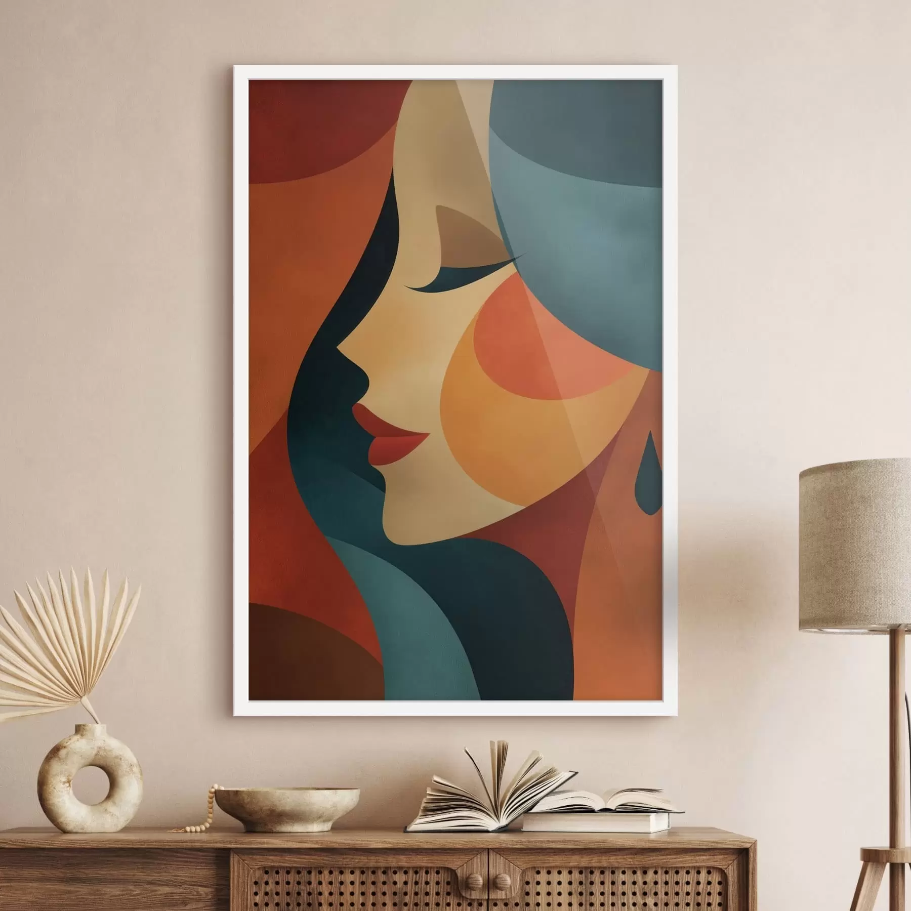 Fotobehang Abstract portret f48235