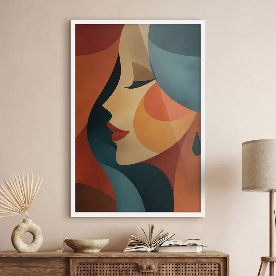 Fotobehang Abstract portret f48235