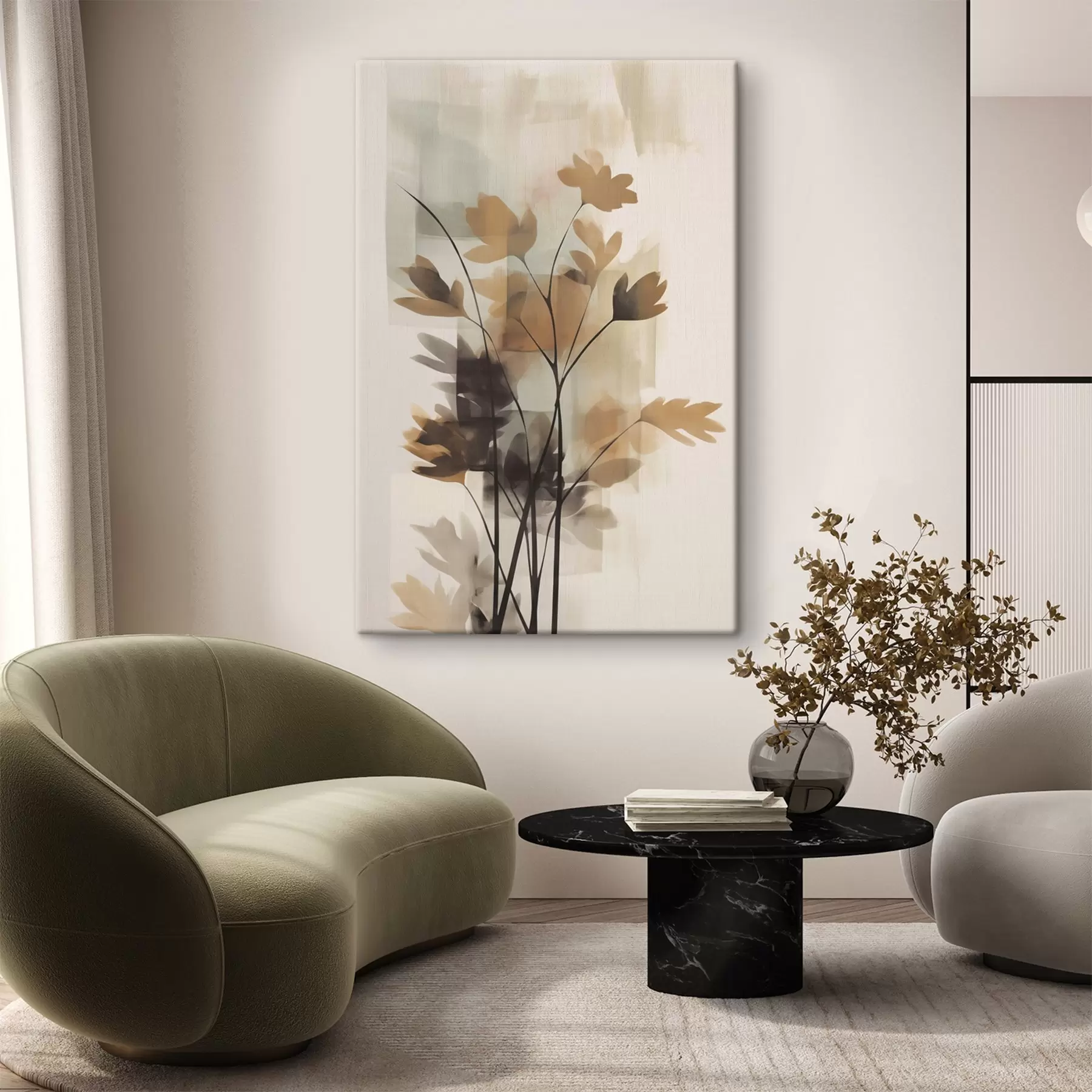  Schilderijen Abstracte vegetatie s48268