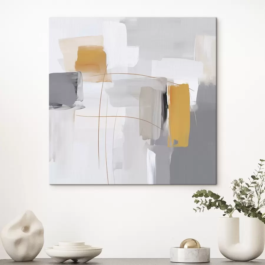  Schilderijen Abstractie imitatie van schilderkunst s48271