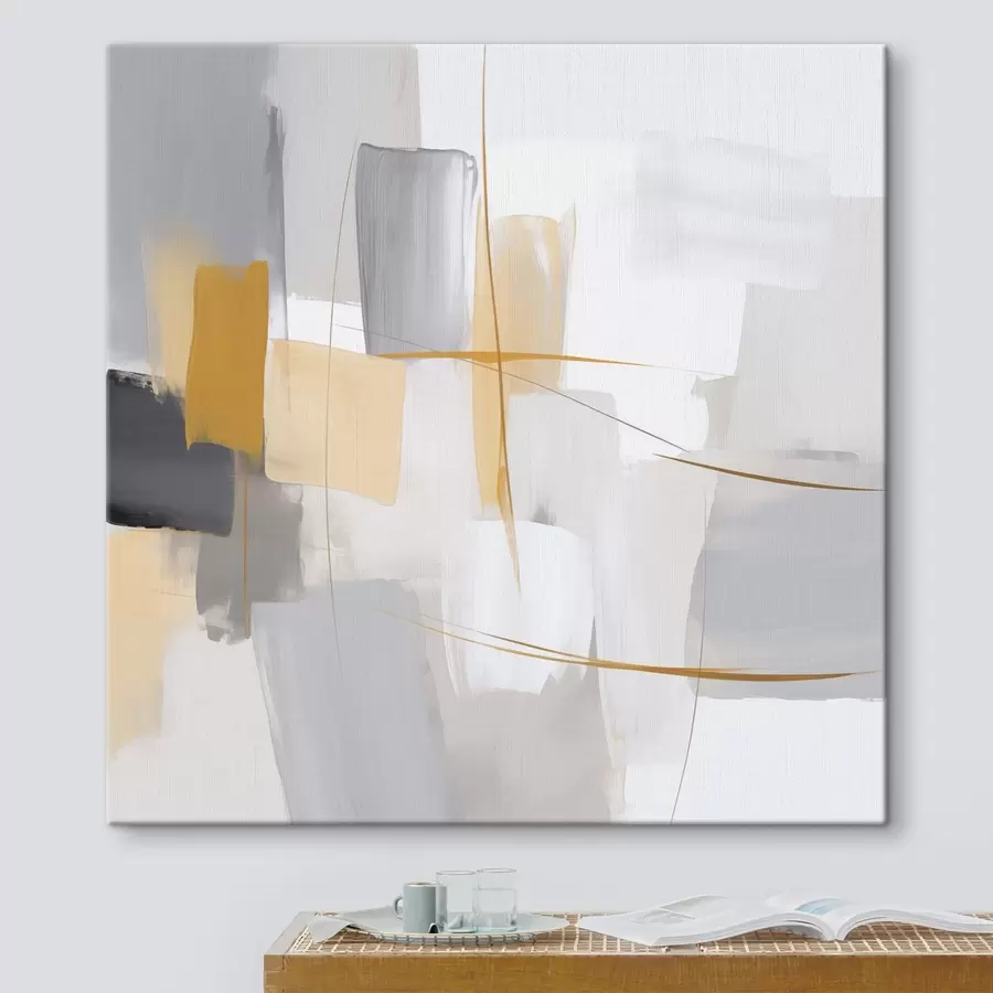  Schilderijen Abstractie imitatie van schilderkunst s48272