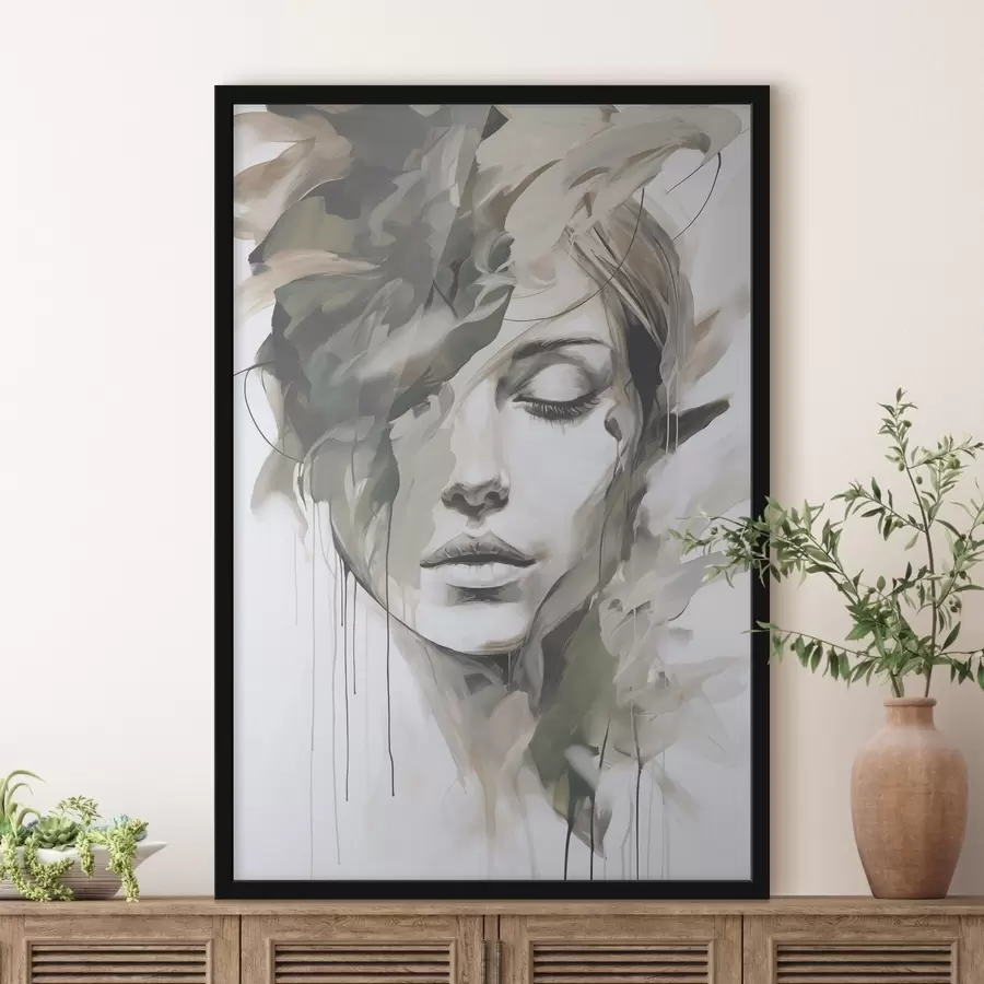 Fotobehang Abstract portret f48269