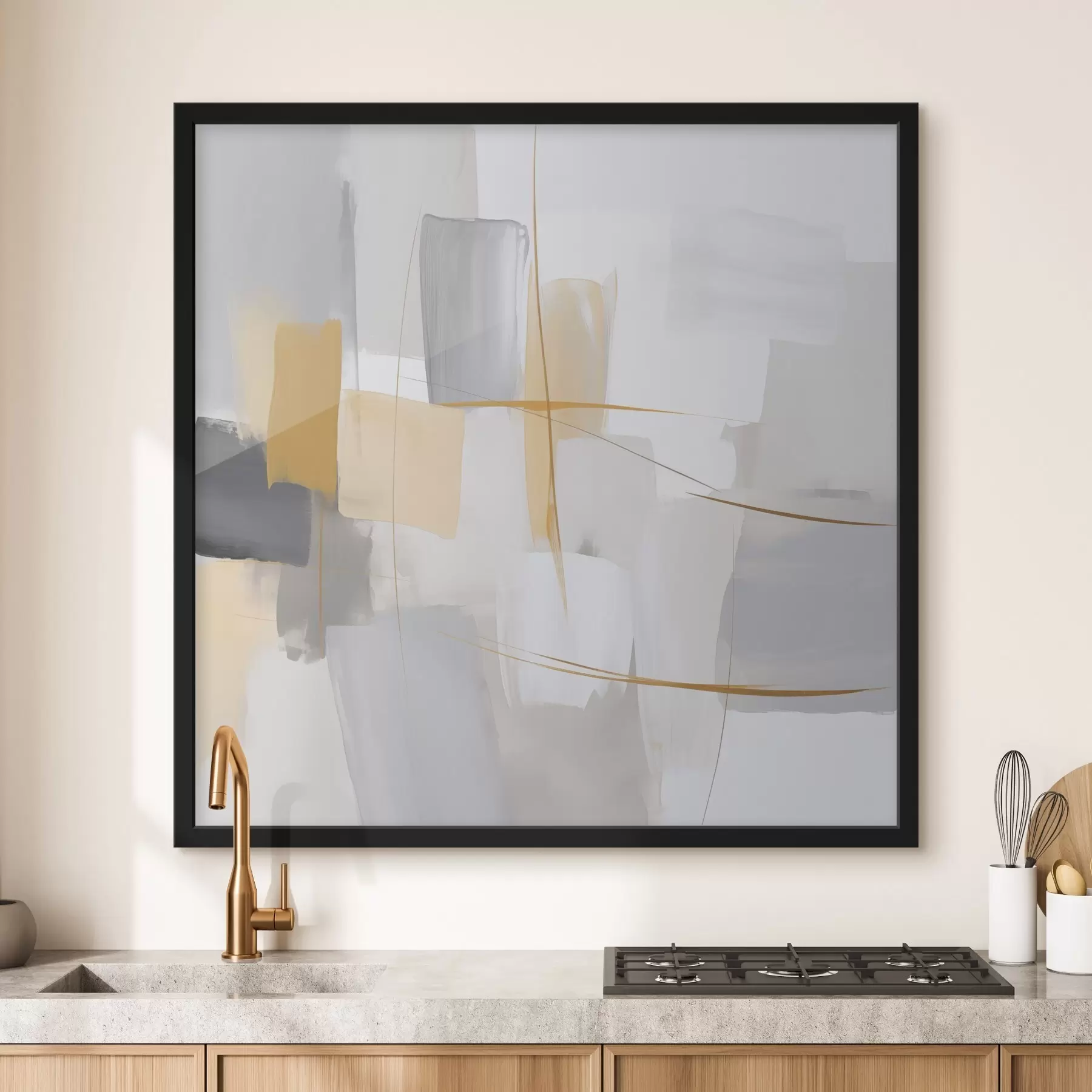 Fotobehang Abstractie imitatie van schilderkunst f48272