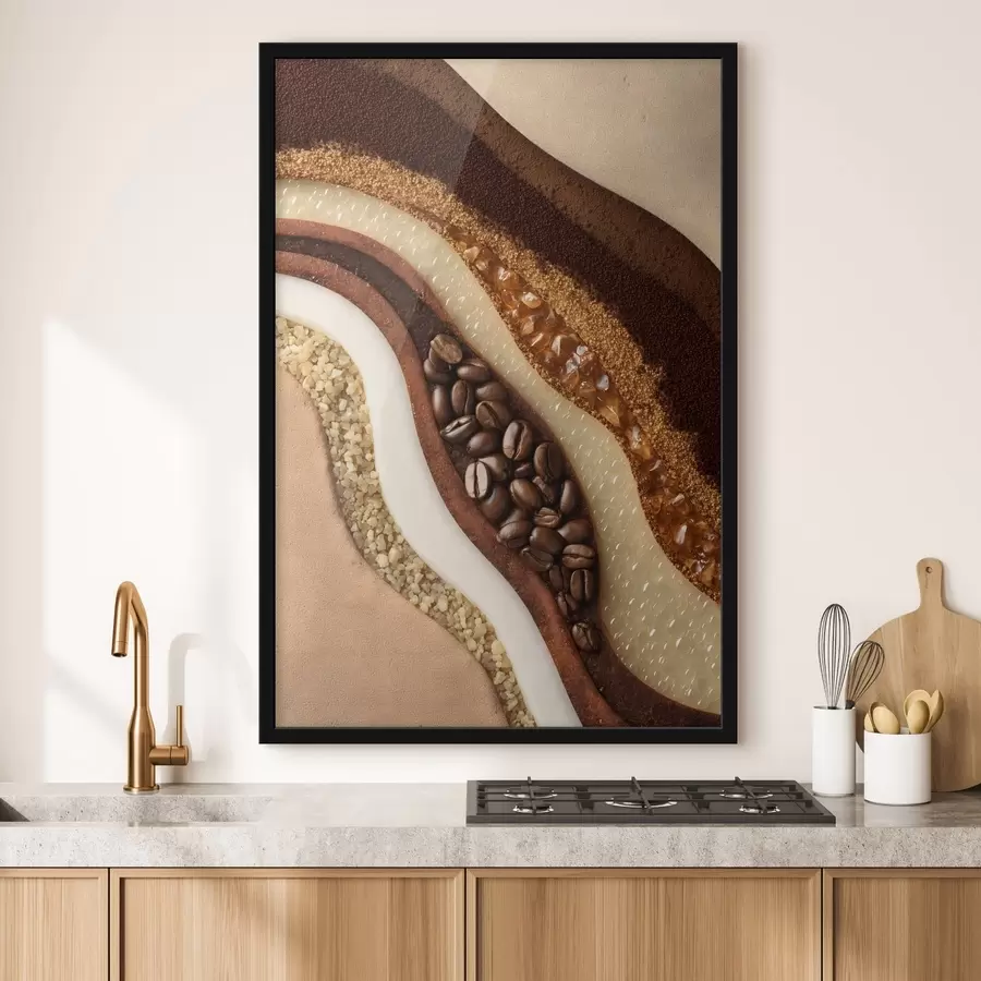 Fotobehang koffielagen f47960