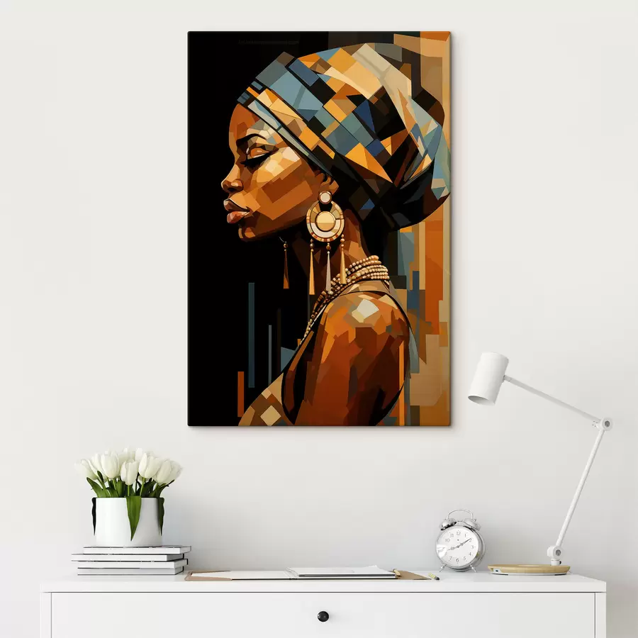  Schilderijen Abstract portret van een vrouw s48299