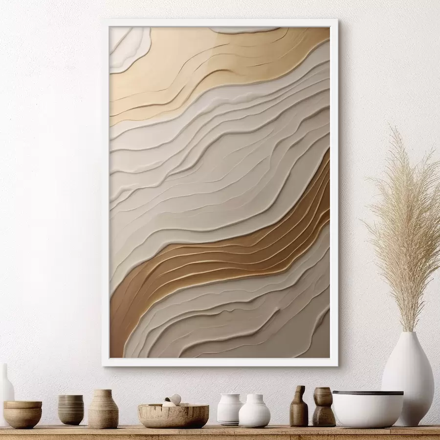 Fotobehang Abstracte golven f48311