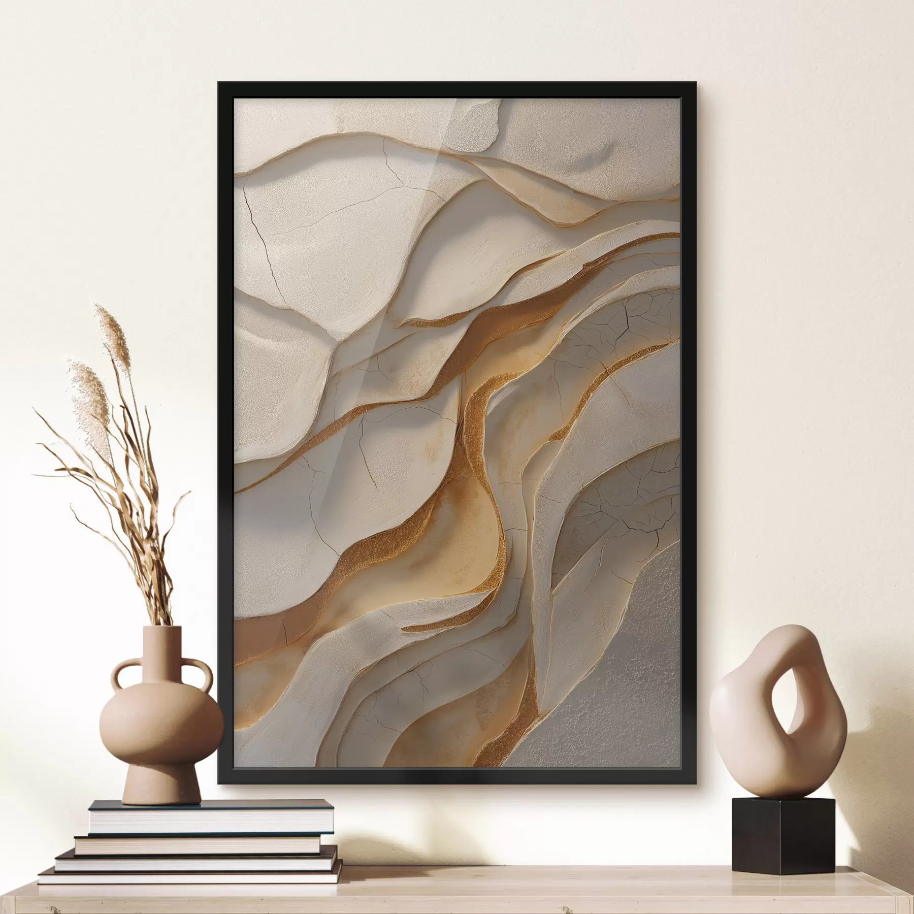 Fotobehang Abstracte golven f48313