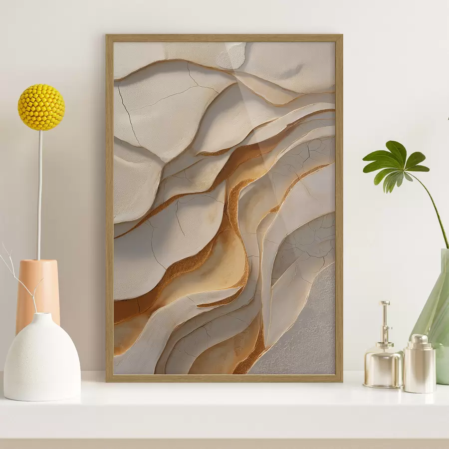 Fotobehang Abstracte golven f48313