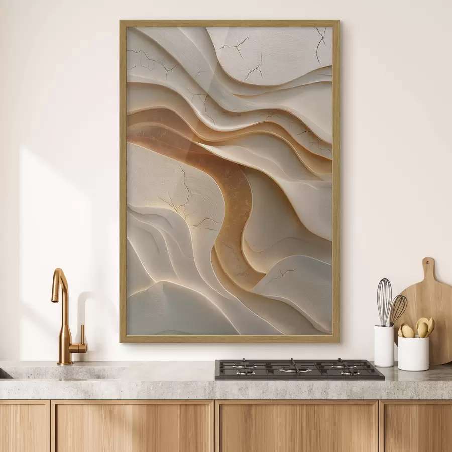 Fotobehang Abstracte golven f48314