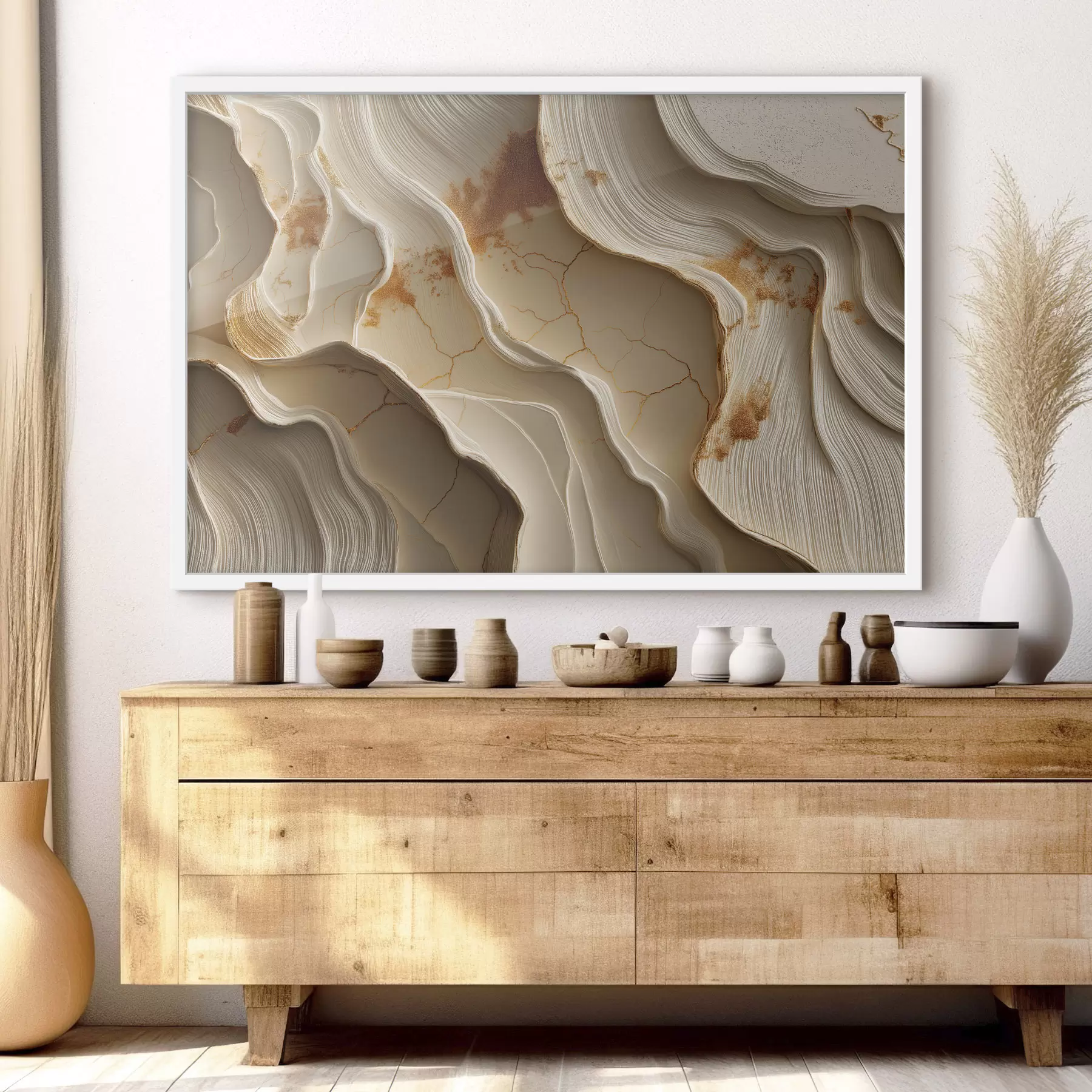 Fotobehang Abstracte golven f48315