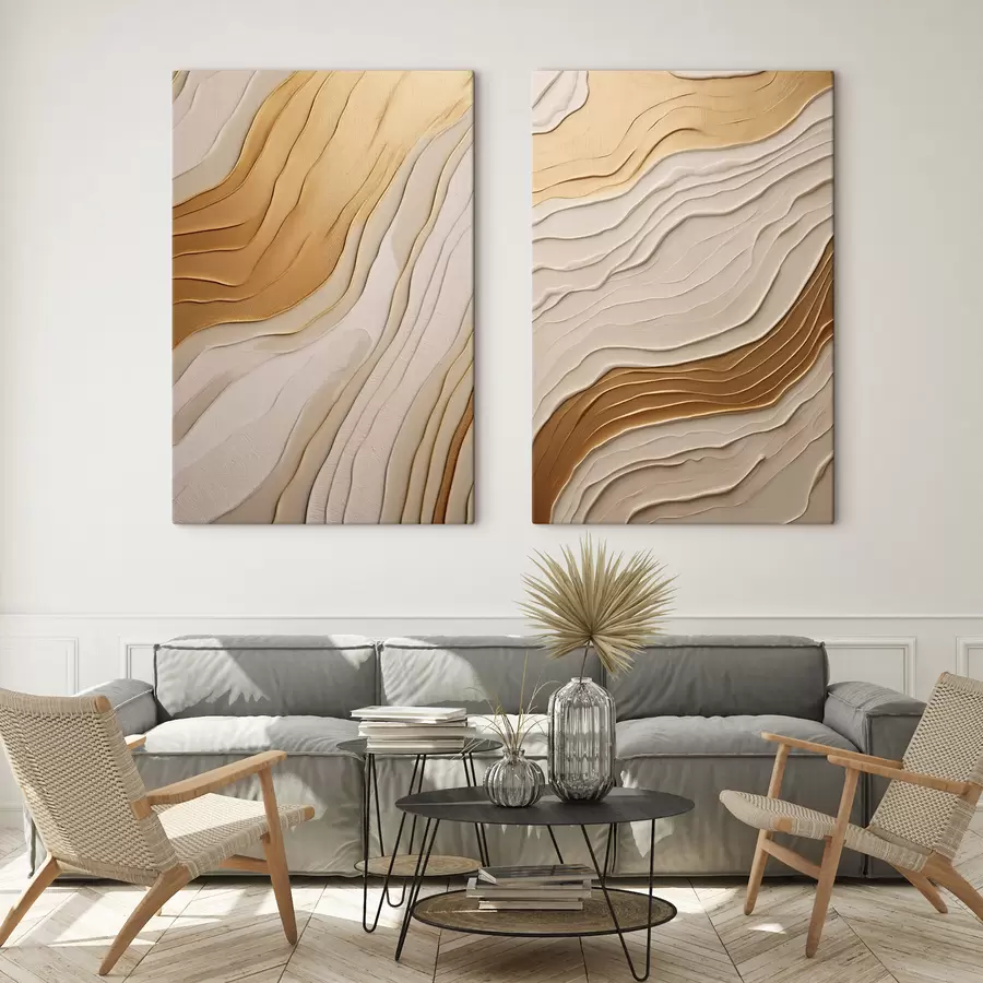  Schilderijen Abstracte golven m30181