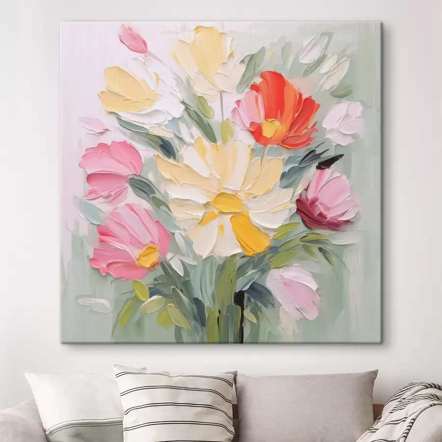  Schilderijen Boeket imitatie van schilderij s48316