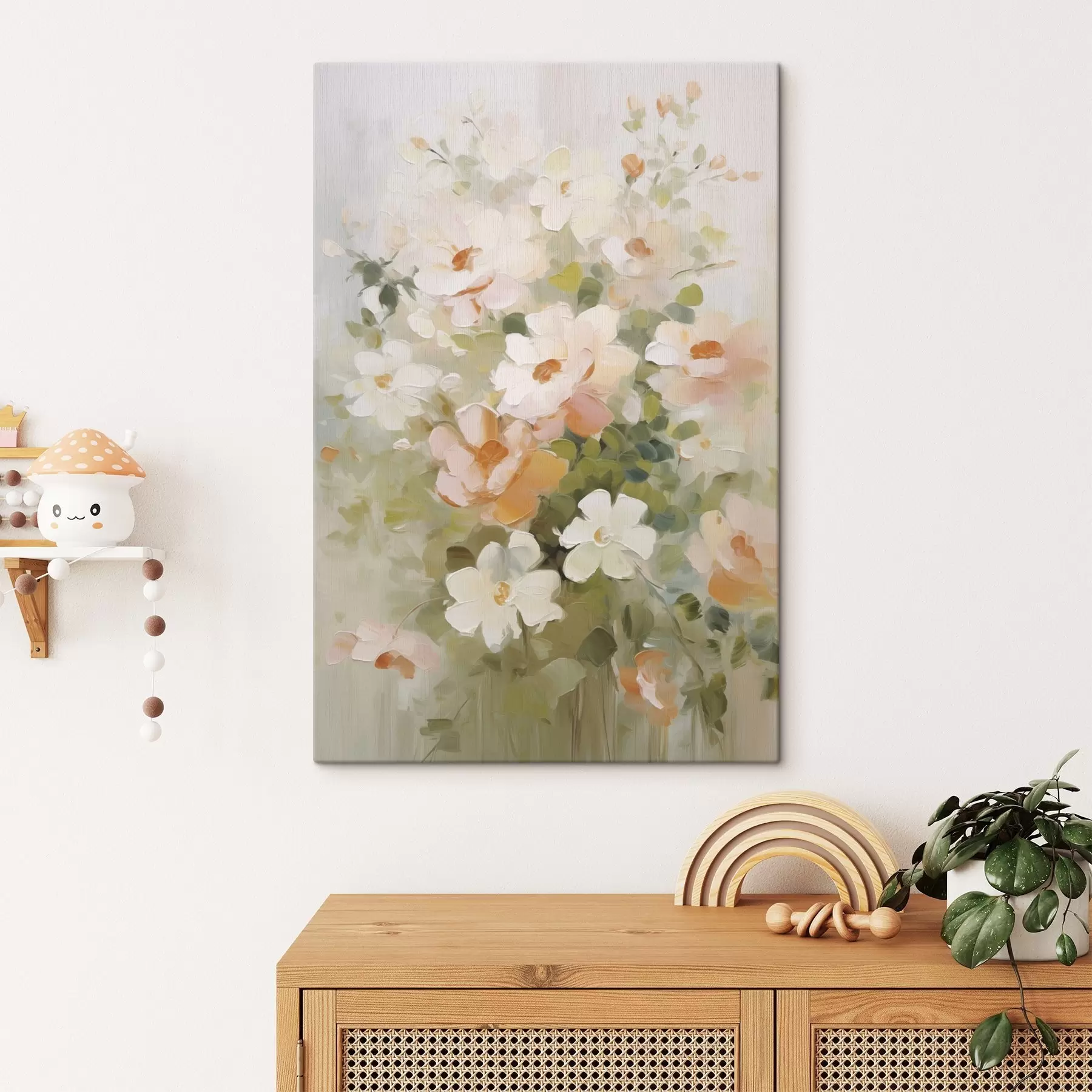  Schilderijen Bloemen imitatieschilderij s48322