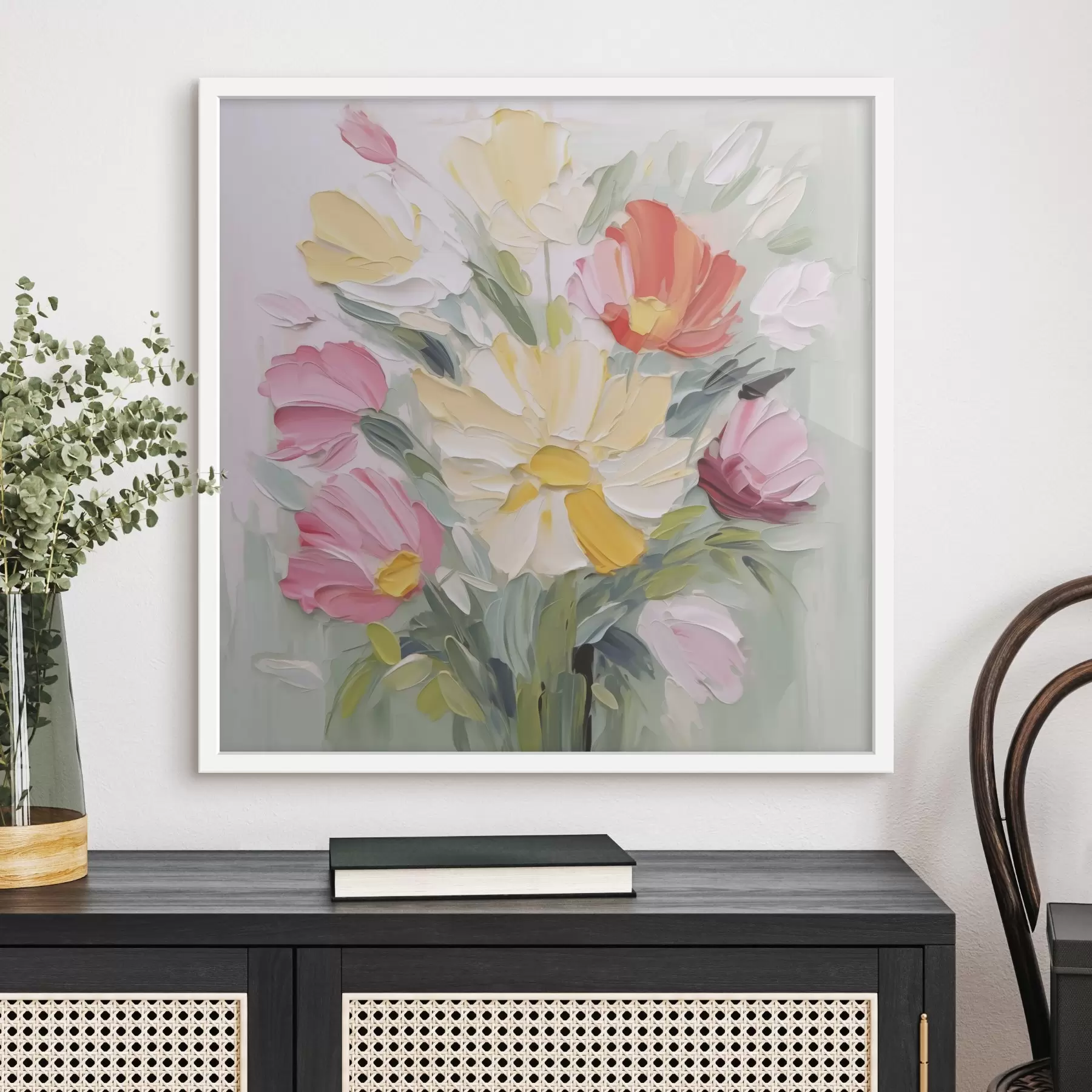 Fotobehang Boeket imitatie van schilderij f48316