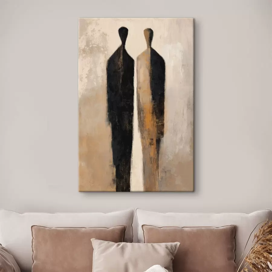  Schilderijen Abstracte silhouetten s48369