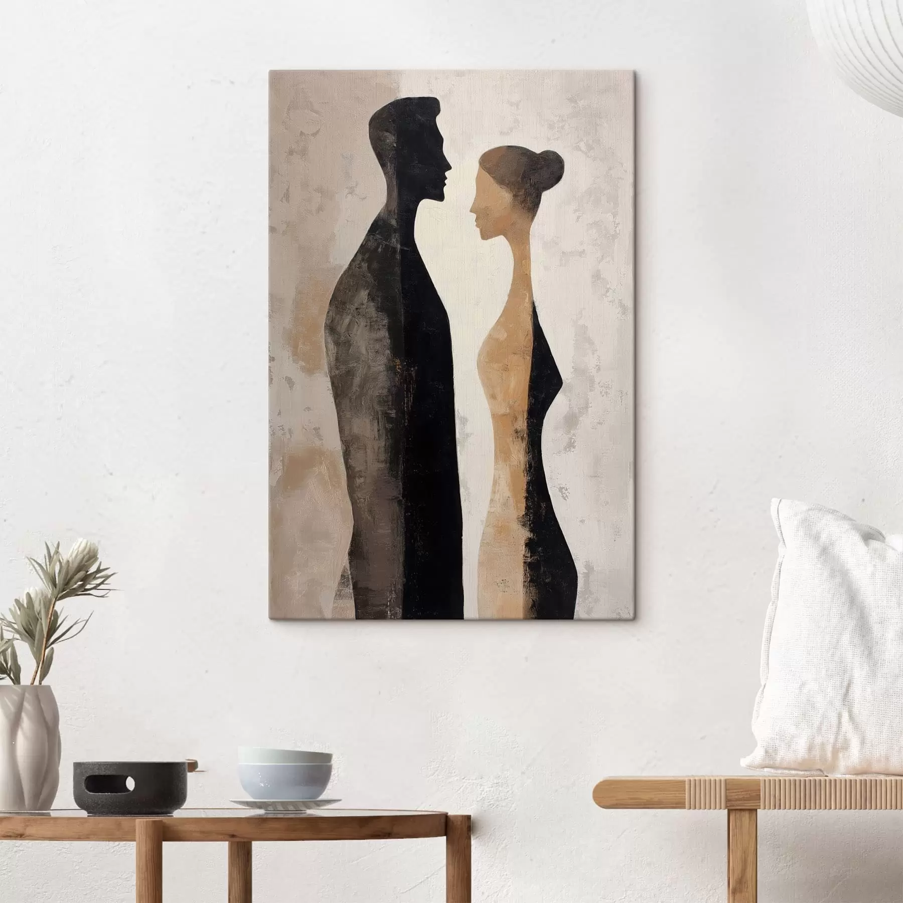  Schilderijen Abstracte silhouetten s48370