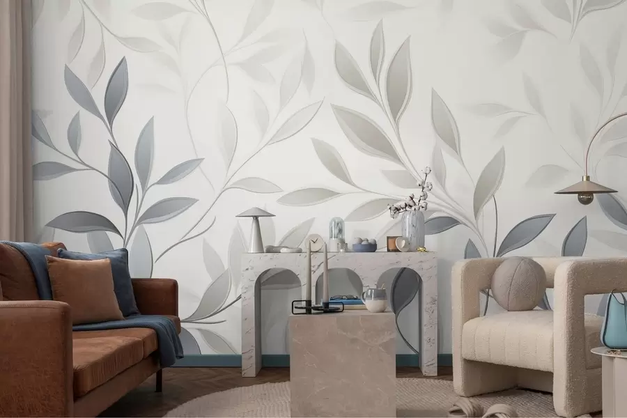 Fotobehang Stil tussen de bladeren w05279