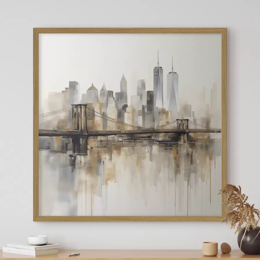 Fotobehang Stedelijke weerspiegelingen f48406