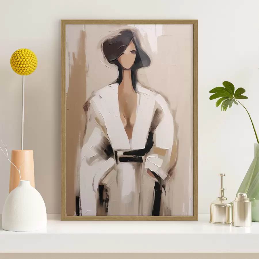 Fotobehang Minimalistische figuratieve kunst f48427