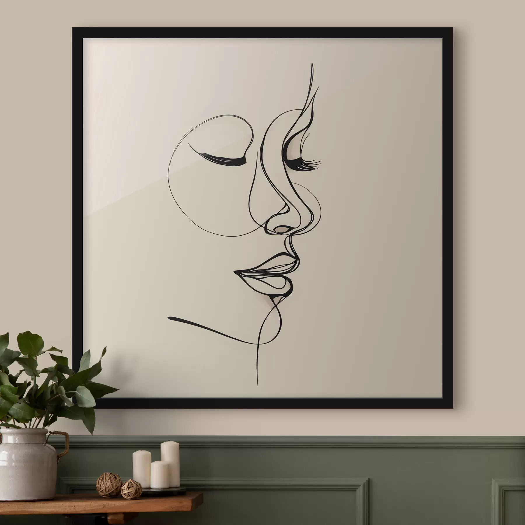 Fotobehang Lijnschets f48429