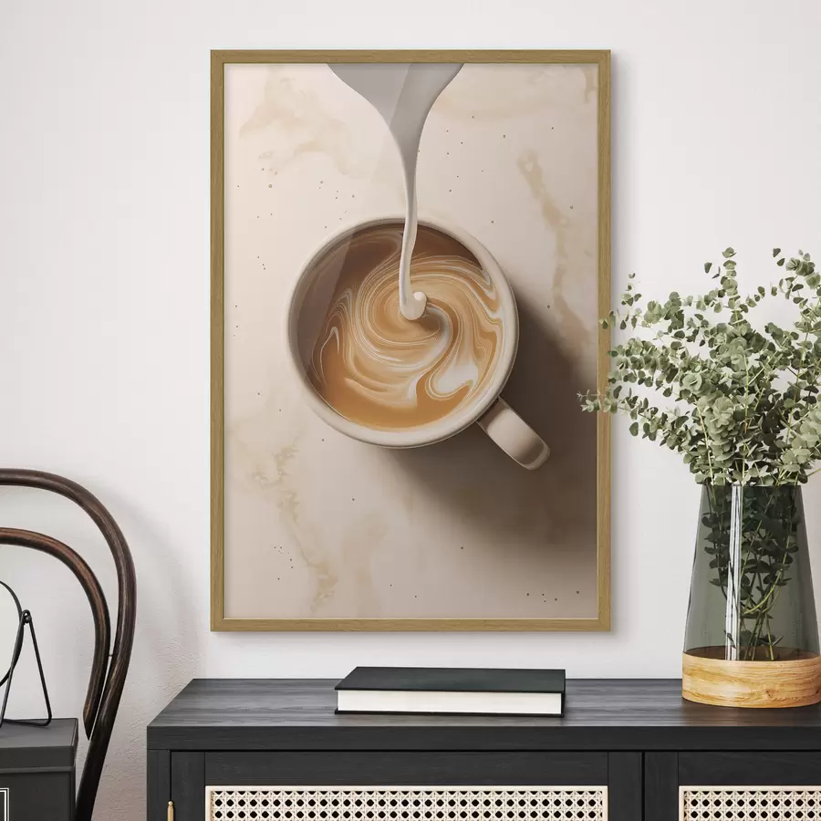 Fotobehang Koffie met schuim f48439