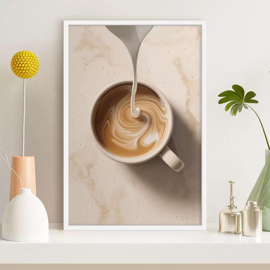 Fotobehang Koffie met schuim f48439
