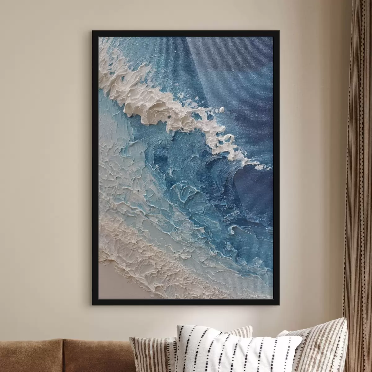 Poster Uitzicht op de kustlijn f48451